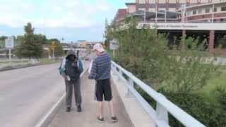 Feeding the homeless McDoubles in downtown Houston 2813845471 [upl. by Ammadis]