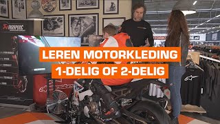 Sportief leren motorkleding Ga je voor 1delig of 2delig [upl. by Mali154]