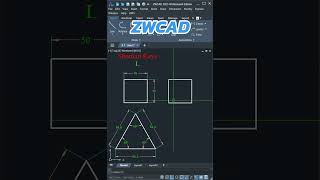 ZWCAD โปรแกรมเขียนแบบ ราคาเบาๆ คำสั่งที่1 Line คีย์ลัด L ZWCAD ห้องเรียนเขียนแบบออนไลน์ [upl. by Fante]