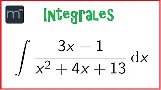 Integral tipo arcotangente más logaritmo integrales racionales [upl. by Dorsman]