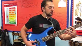 Oye Como Va  Bass  Instructional Video [upl. by Adnoel]