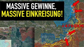 „RUAF 20 km von 10000 eingekesselten ukrainischen Soldaten nach 47 Quadratmetern Gewinn entfernt“ [upl. by Spector]