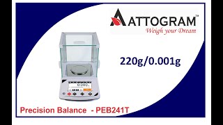 PEB241T  Precision Electronic Balance [upl. by Adnor]