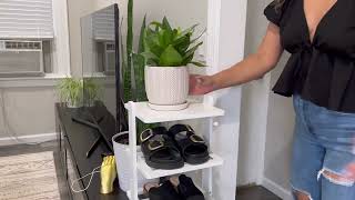 Varhomax White Shoe Rack Review [upl. by Atin]