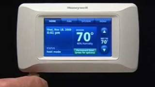 Honeywell Prestige Thermostat Installation [upl. by Neeoma]