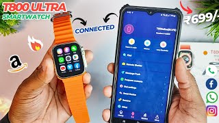 How To Connect T800 Ultra Smartwatch With Phone  HiWatch Pro App 💯🔥 [upl. by Alard]