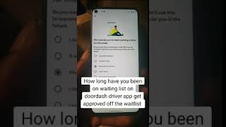 How to get Approved off the waitlist on Doordash driver account waitlist waitlisted doordash app [upl. by Maisel]