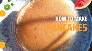 eggless pancake recipehow to make pancake at homeyummy [upl. by Enaelem]