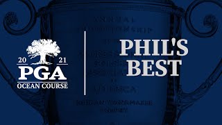 Phil Mickelsons Best Shots At The 2021 PGA Championship [upl. by Rehpotsirh182]