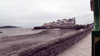 Land Train Ride along the Seafront  WestonSuperMare England UK [upl. by Nnahs109]