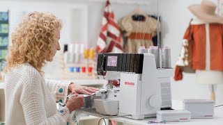 quotSewing is my lifequot BERNINA Manager Pam talks about her Big Days with the L 8 Series Sergers [upl. by Haisoj8]