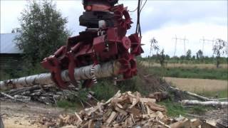 RaMeC Firewood processor  Y Raunisto Oy [upl. by Sitra]