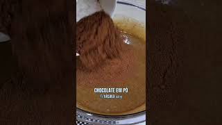 BOLO DE CHOCOLATE COM CREME DE LEITE nossacozinha receitas [upl. by Yekciv]