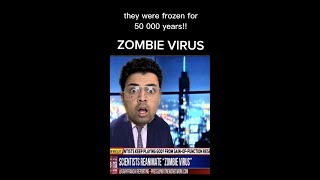 Ancient Zombie Virus REVIVED by Scientists 😱 shorts [upl. by Elvie]