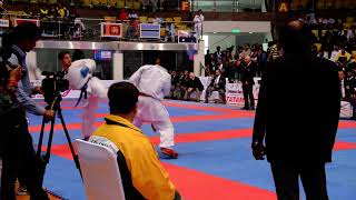 INDIA VS SOUTH AFRICA 8TH Commonwealth Karate Championship SUMIT SAINI [upl. by Akahc]