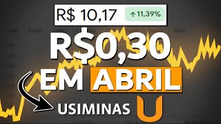 USIM5 USIMINAS VAI PAGAR 30 CENTAVOS EM DIVIDENDOS VALE A PENA INVESTIR EM USIMINAS [upl. by Ruelu]