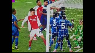 Wilfred Ndidi OWN GOAL amp Kai Havertz GOAL VS Leicester Arsenal vs Leicester 42 Ndidi OWN GOAL [upl. by Vardon]