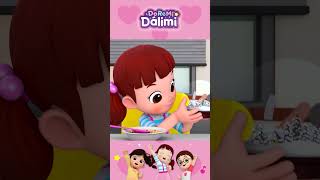 Recibí un regalo precioso☺️DoReMi Dálimi🌙nursery rhyme💛Animación🎹Canción🎠shorts [upl. by Natan]