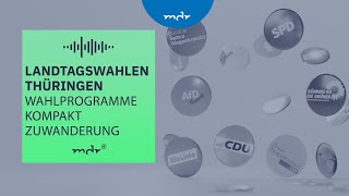 Zuwanderung – Was Thüringens Parteien planen  Podcast Wahlprogramme kompakt  MDR [upl. by Hepsibah]