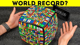 Solving the huge Rubiks Cube 15X15 in record time [upl. by Annahsed304]