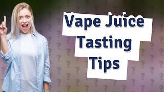 Why am I tasting vape juice in my mouth [upl. by Eladroc]