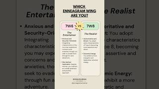 Enneagram 7 Wings 7w6 and 7w8 enneagram enneagram7 7w6 7w8 wings [upl. by Jill]