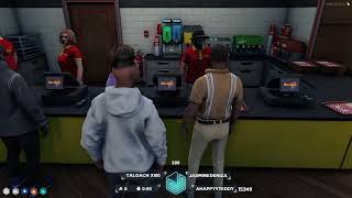 Mandem React To Denzel Working In a Burger Restaurant  NoPixel Mandem GTA RP [upl. by Coh]