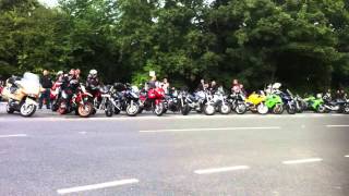 Devils Bridge Kirkby Lonsdale bikes taking off [upl. by Gnaht]