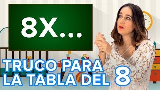 Truco para aprender la tabla de multiplicar del 8 [upl. by Garin636]