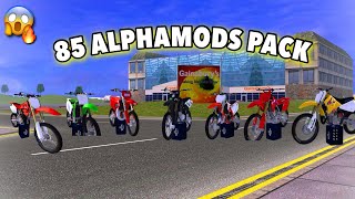 MX BIKES 85 ALPHAMODS COMPLETE PACK  85cc STREET TYRES DOWLOAD THIS BIKES ARE INSANE😱🔥 [upl. by Ottinger740]