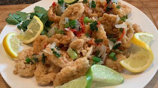 Fried Calamari Recipe [upl. by Bernt]