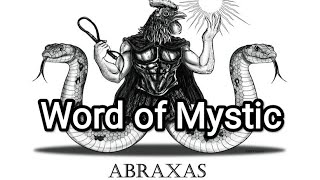 Abraxas Word of Mystic Meaning in the system of the Gnostic Religion  Ancient Mythology [upl. by Eked375]