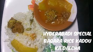 Bagara rice dalcha  Hyderabadi bagara khana dalcha by Laajawab Hyderabad [upl. by Bartosch336]