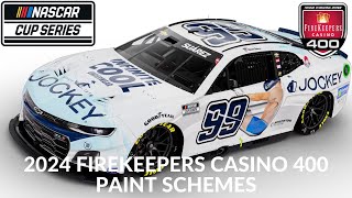 2024 FireKeepers Casino 400 Paint Schemes [upl. by Marketa21]