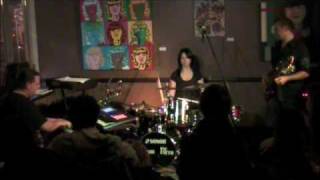 Emmanuelle Caplette on drum 4 bars Solo Nov 2009 [upl. by Allicirp951]