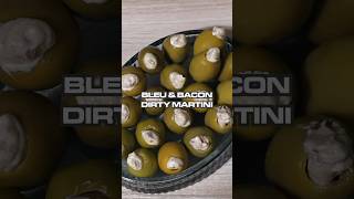 The Best Homemade Stuffed Olives Delicious Bacon Blue Dirty Martini Recipe [upl. by Nama442]