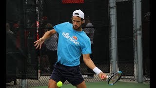 Feliciano Lopez Practice Coupe Rogers Montréal 2017 [upl. by Hocker]