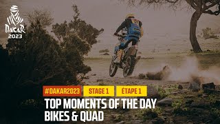 Bikes and Quads Top moments  Stage 1  Dakar2023 [upl. by Meras]