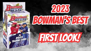 FIRST LOOK Bowmans Best 2023 Baseball Hobby  4 Autos Great Design Huge Names  But Worth It [upl. by Siriso443]