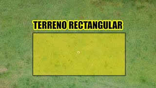 COMO CALCULAR LOS METROS CUADRADOS DE UN TERRENO [upl. by Hilario]