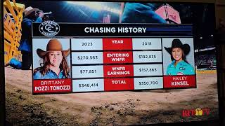 2023 NFR Barrel Racing Round 5 [upl. by Horwitz544]