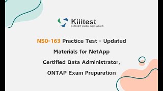 NS0163 Practice Test  Updated Materials for NetApp Certified Data Administrator ONTAP Preparation [upl. by Ule488]