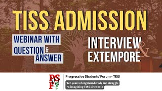 How to crack TISS Online Assessment  WEBINAR SERIES  DAY 2  PSF [upl. by Idnor]