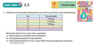 KSSM Matematik Tingkatan 2 Bab 1 pola dan jujukan jom cuba 13 no4 buku teks form2 [upl. by Suirada913]