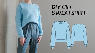 DIY Easy amp Comfy Sweatshirt  Sewing Pattern [upl. by Alister]