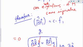 Physical Chemistry Lecture  QM Postulates Part 9 [upl. by Goodkin]