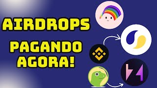 AIRDROPS PAGANDO HOJE BUBBLE MEGADROP ZETAMARKET [upl. by Salb638]