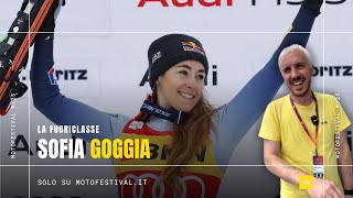 Sofia GOGGIA quotLa moto è libertà tifo Pecco Bagnaiaquot [upl. by Lletniuq]