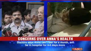 Anna Hazare to be hospitalised [upl. by Eniotna]