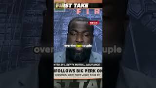 Kendrick Perkins Reacts to LeBron James on First Take Too Sensitive lebronjames kendrickperkins [upl. by Nemrac41]